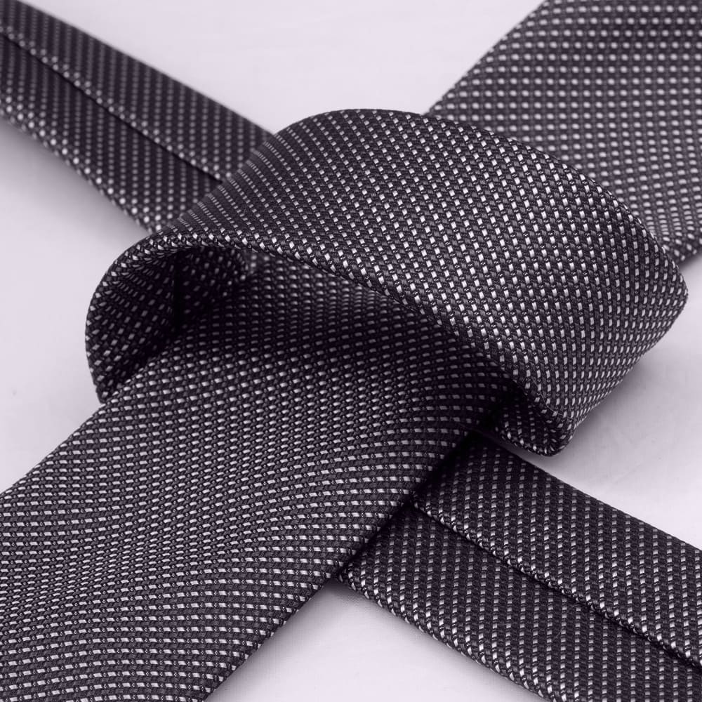 Hugo Μαύρο Γραβάτα 6 cm 100% Silk - 50561743