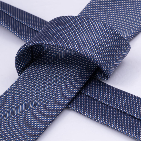 Hugo Μπλε Γραβάτα 6 cm 100% Silk - 50561743