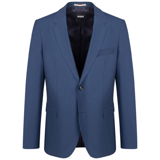 Boss Μπλε Κοστούμι 3pcs 100% Virgin Wool - 50561836
