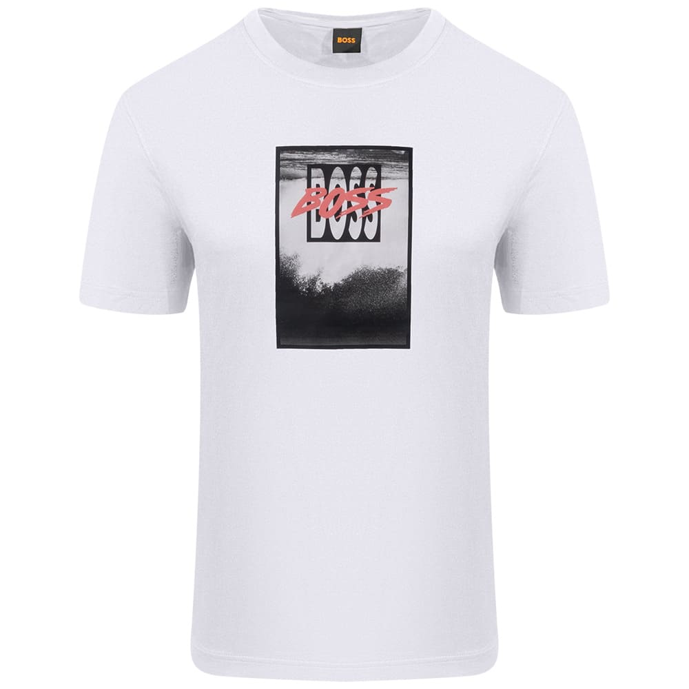Boss Λευκό T-shirt C Neck - 50561846