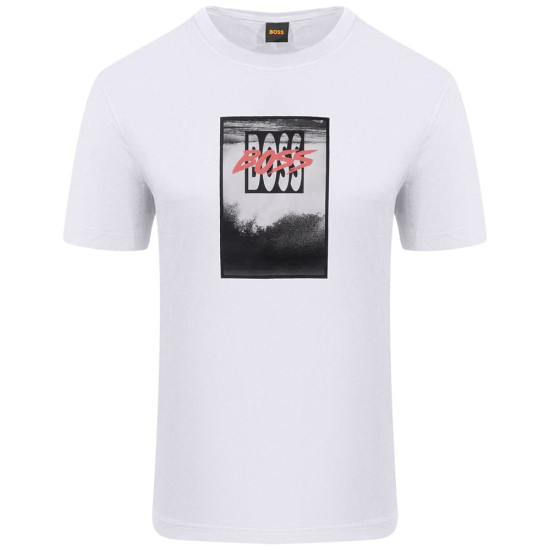 Boss Λευκό T-shirt C Neck - 50561846