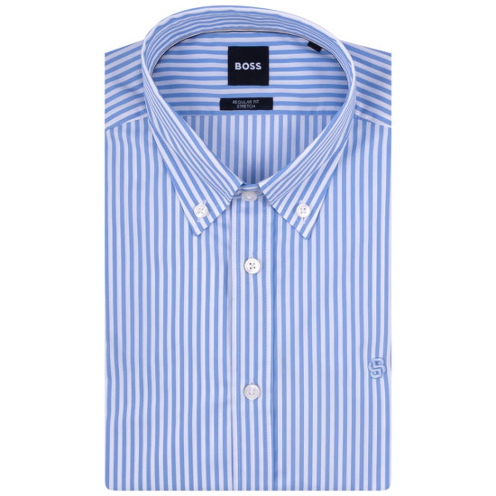 Boss Γαλάζιο Πουκάμισο Button Down - 50562048