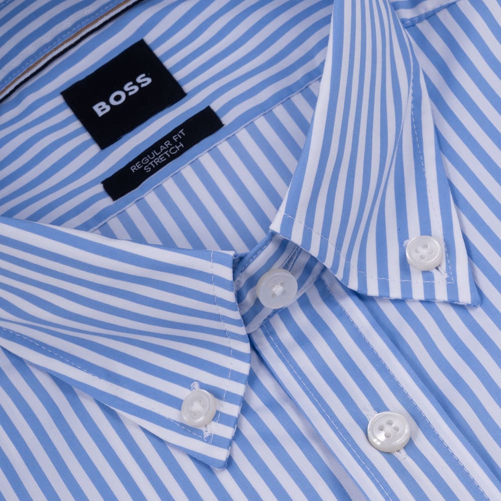 Boss Γαλάζιο Πουκάμισο Button Down - 50562048
