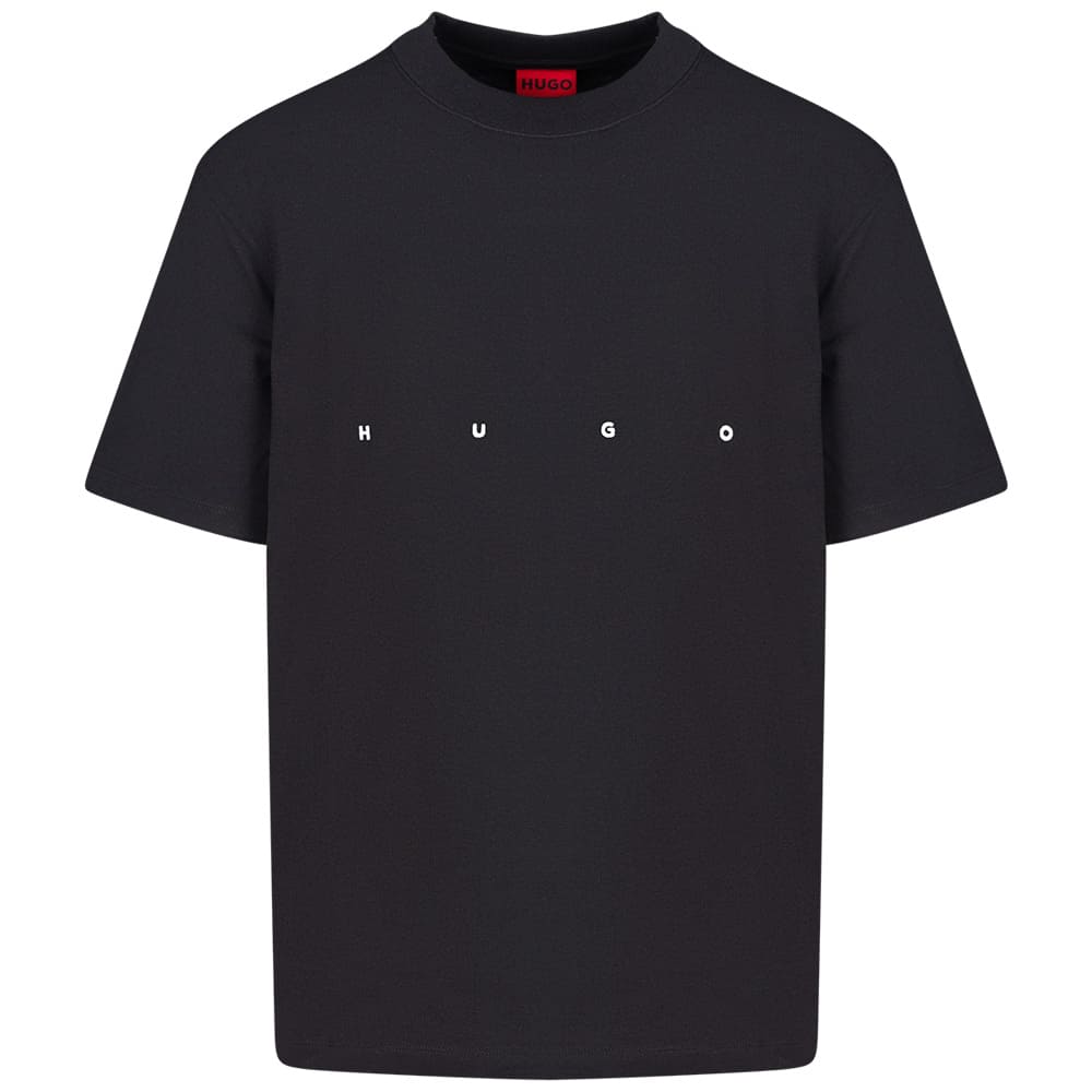 Hugo Μαύρο T-shirt Dariso C Neck - 50563445