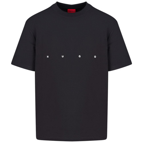 Hugo Μαύρο T-shirt Dariso C Neck - 50563445