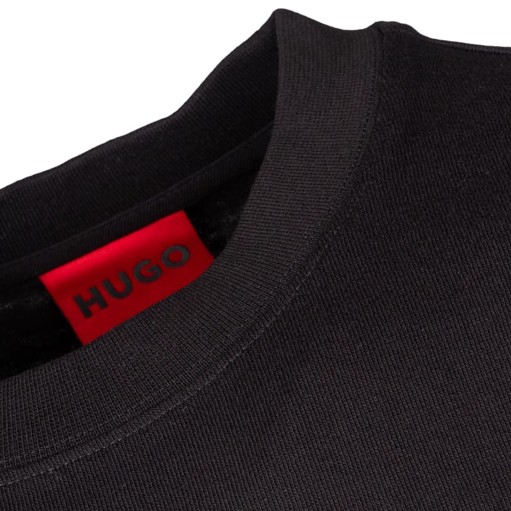 Hugo Μαύρο T-shirt Dariso C Neck - 50563445