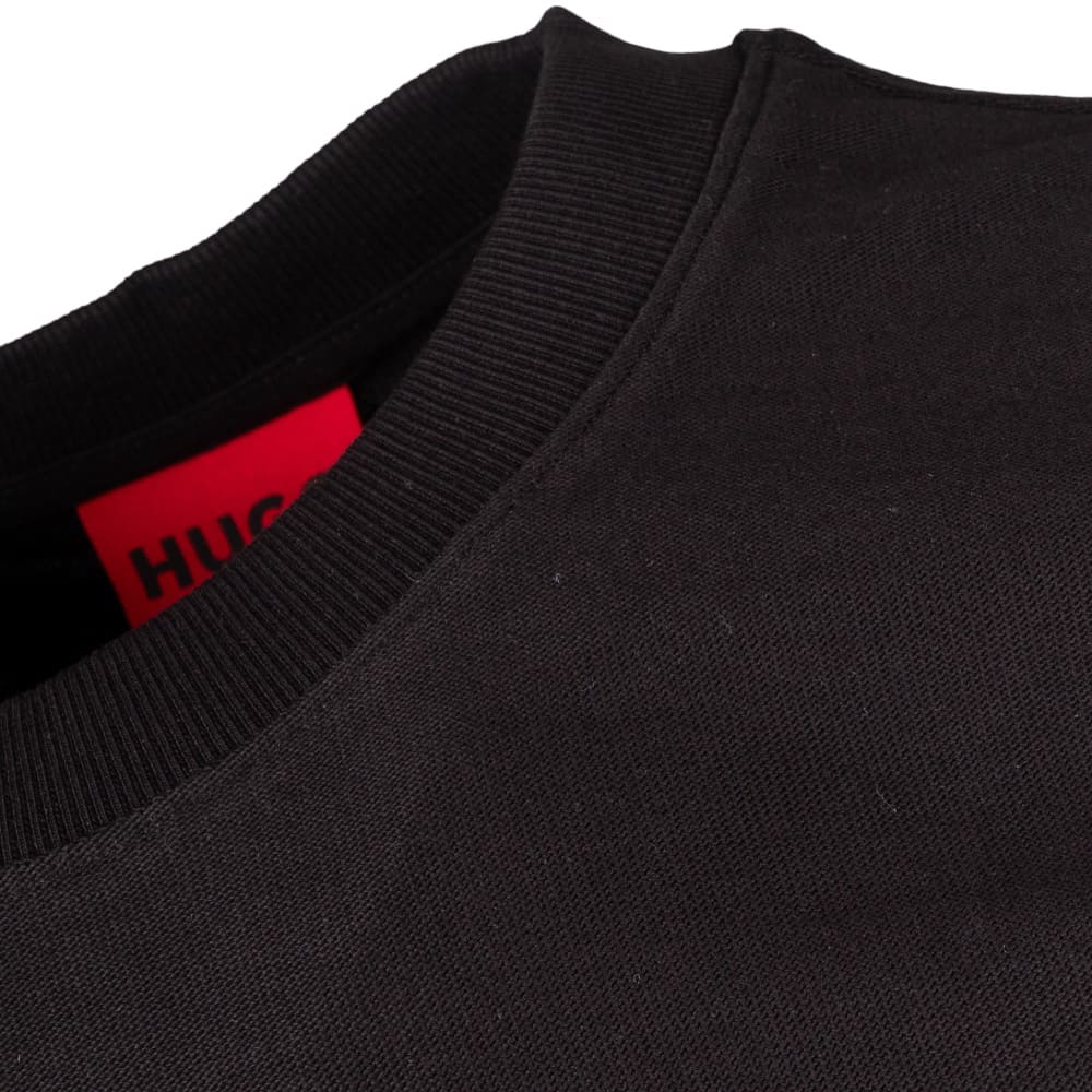 Hugo Μαύρο T-shirt Detzi C Neck - 50563795