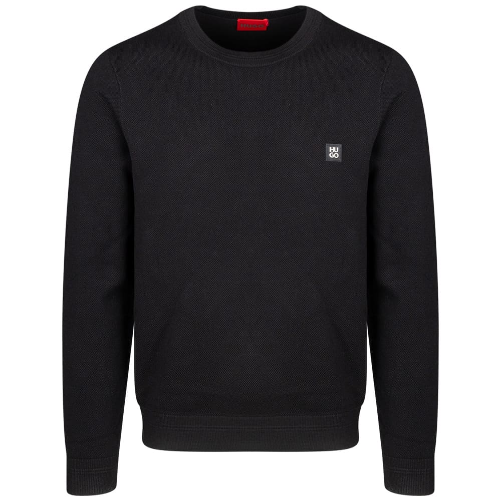 Hugo Μαύρο Πουλόβερ C Neck - 50564244