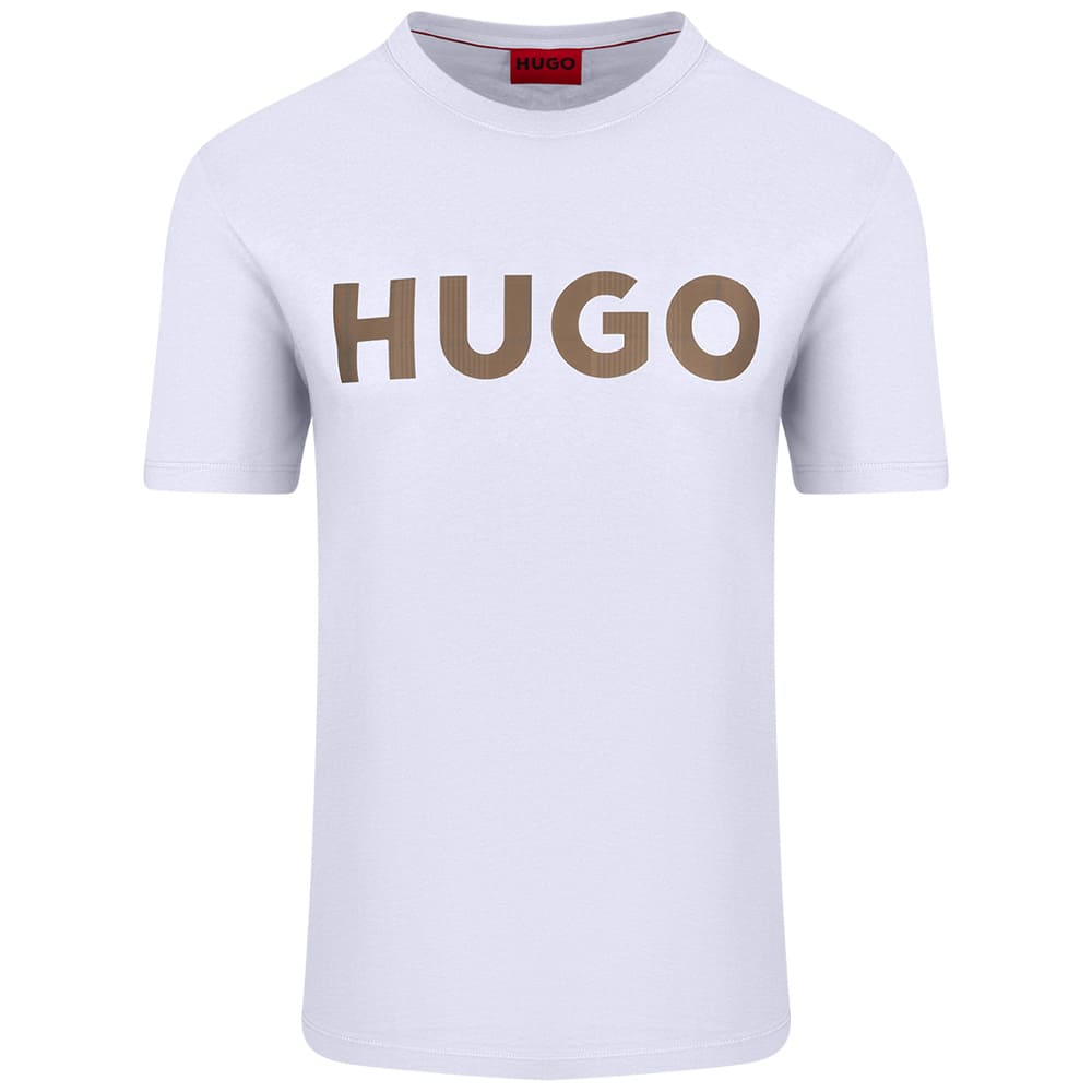 Hugo Λευκό T-shirt Dulivio C Neck - 50564790