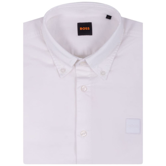 Boss Λευκό Πουκάμισο Button Down - 50565626