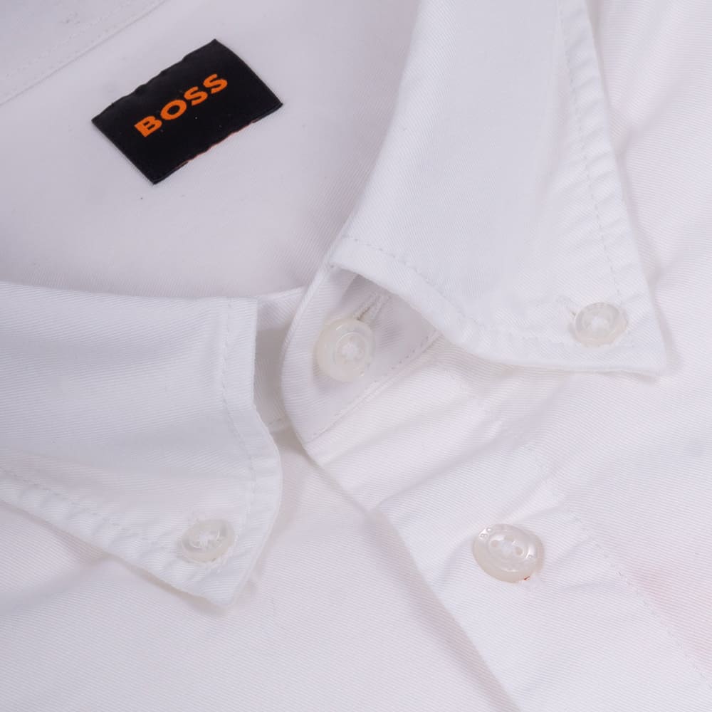 Boss Λευκό Πουκάμισο Button Down - 50565626