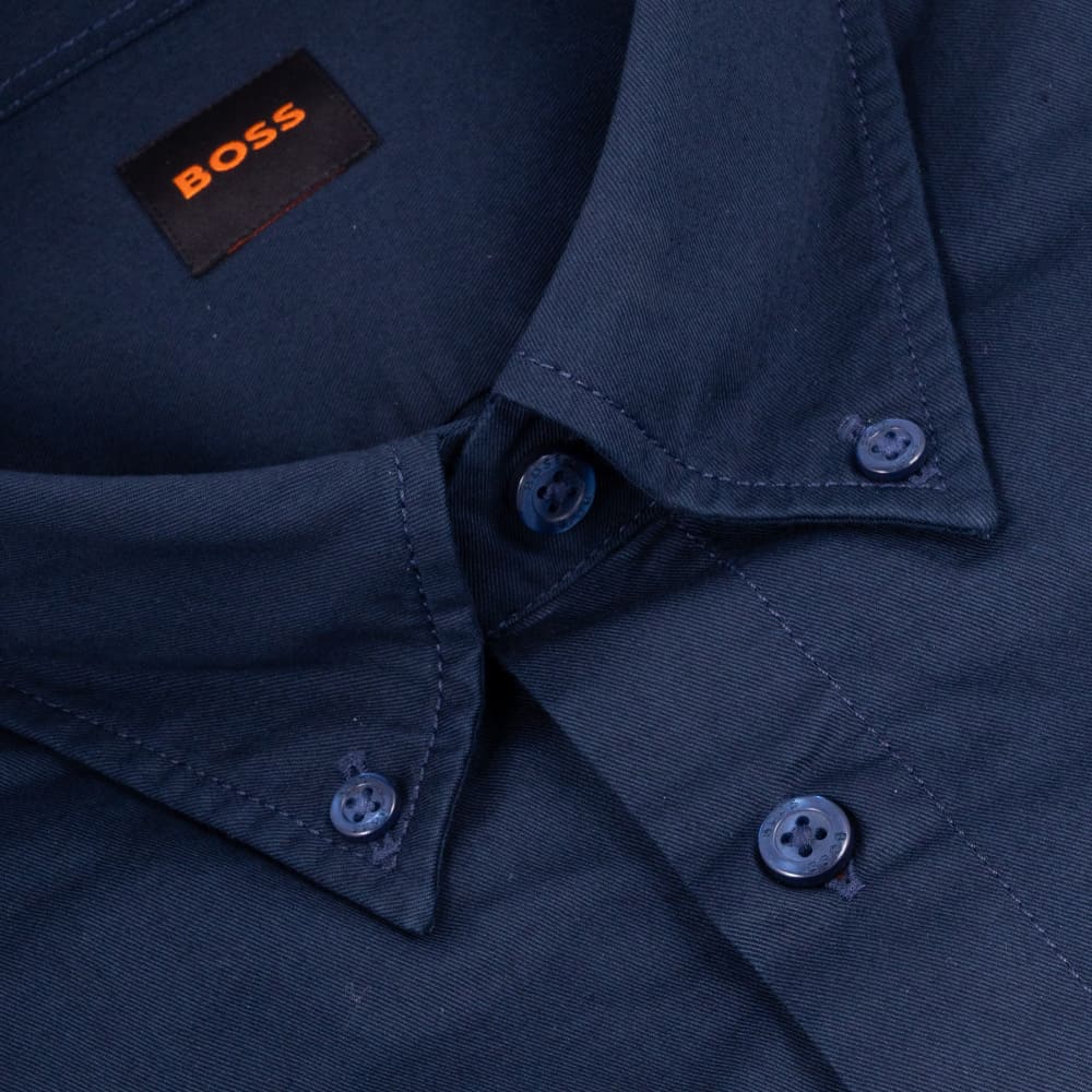 Boss Μπλε Πουκάμισο Button Down - 50565626