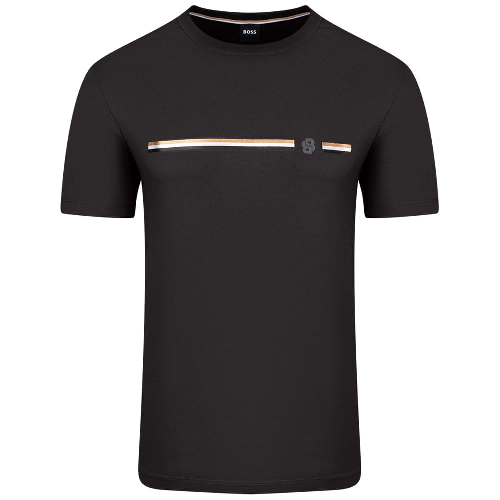 Boss Μαύρο T-Shirt C Neck - 50565785