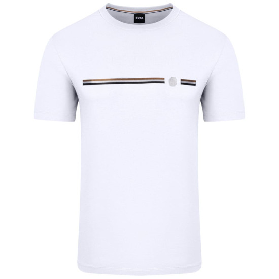 Boss Λευκό T-Shirt C Neck - 50565785