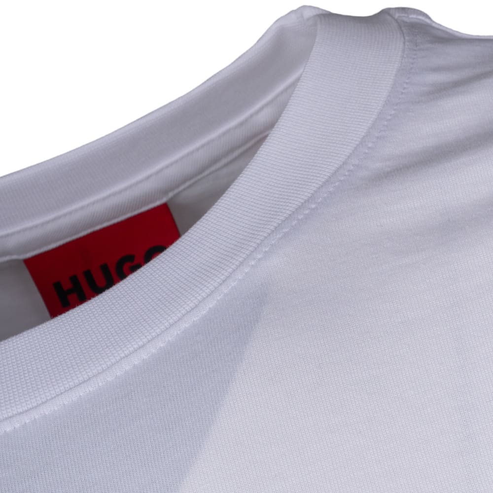 Hugo Λευκό T-shirt Durectee C Neck - 50566046