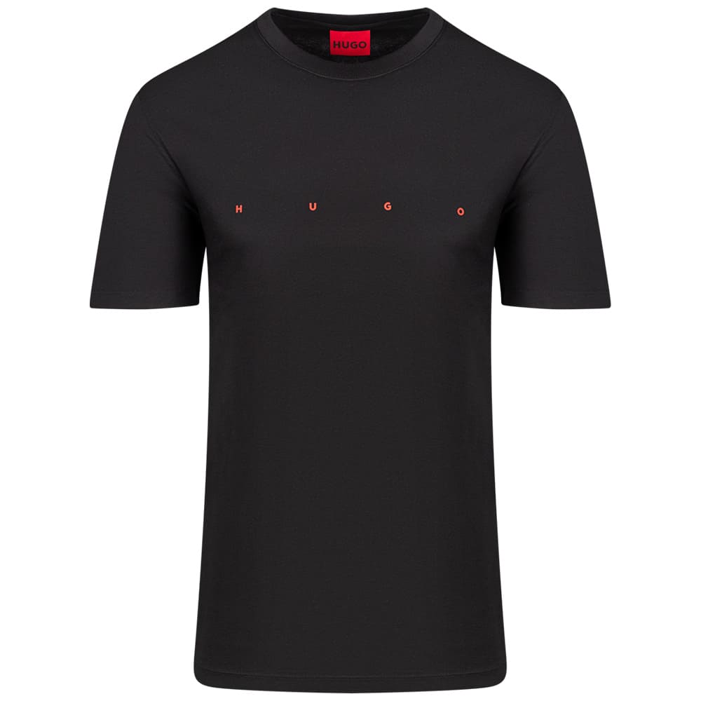 Hugo Μαύρο T-shirt Dorosi C Neck - 50566086