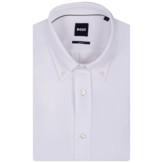 Boss Λευκό Πουκάμισο Button Down - 50567031