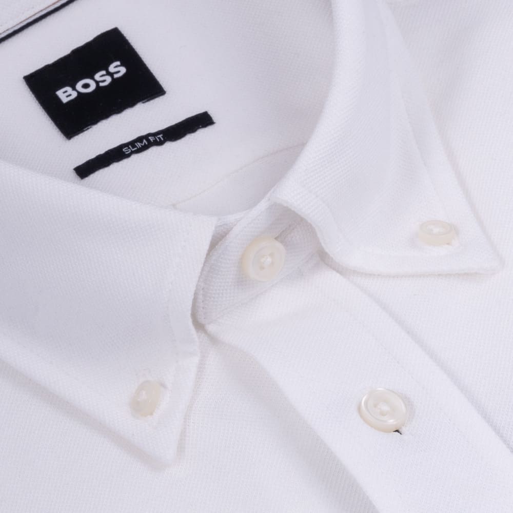Boss Λευκό Πουκάμισο Button Down - 50567031