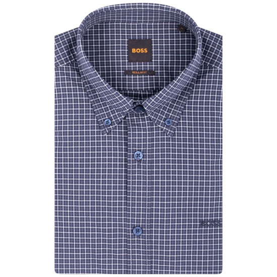 Boss Μπλε Πουκάμισο Button Down - 50567711