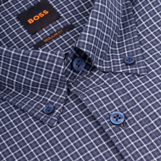 Boss Μπλε Πουκάμισο Button Down - 50567711