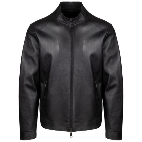 Milestone Μαύρο Δερμάτινο Μπουφάν 100% Leather - 531028 60675