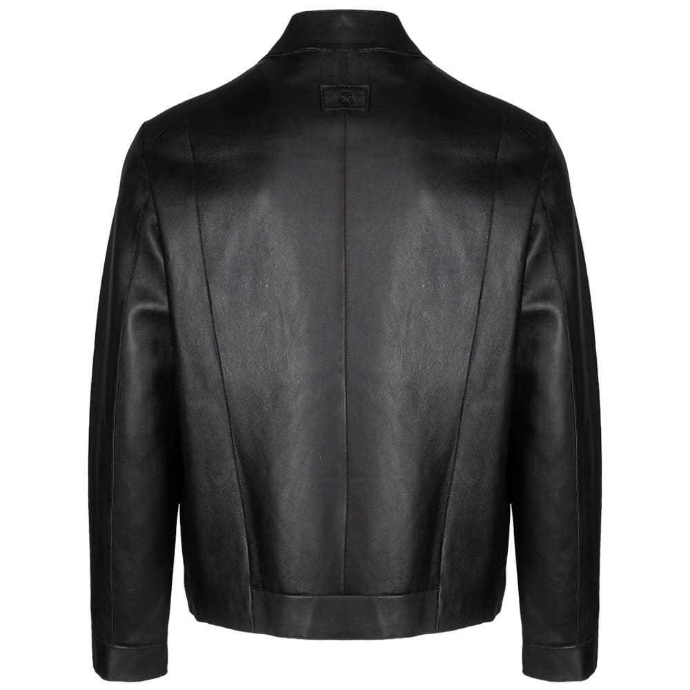 Milestone Μαύρο Δερμάτινο Μπουφάν 100% Leather - 531028 60675