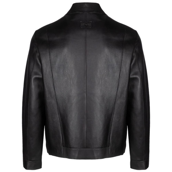 Milestone Μαύρο Δερμάτινο Μπουφάν 100% Leather - 531028 60675