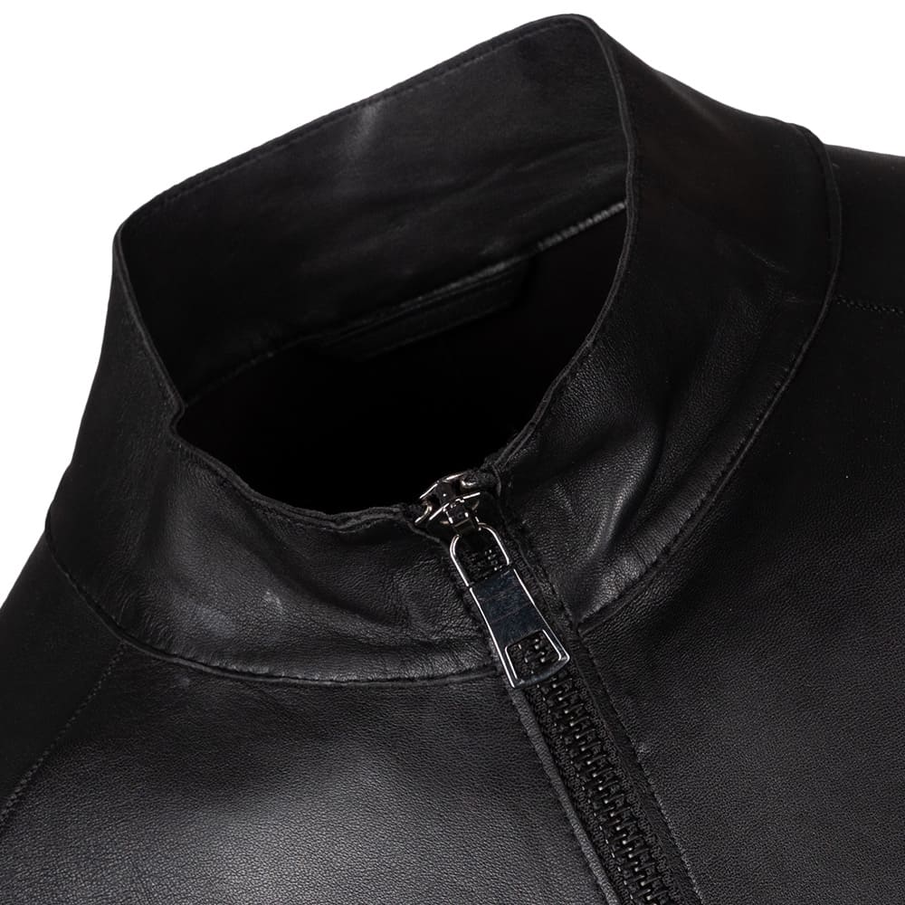 Milestone Μαύρο Δερμάτινο Μπουφάν 100% Leather - 531028 60675