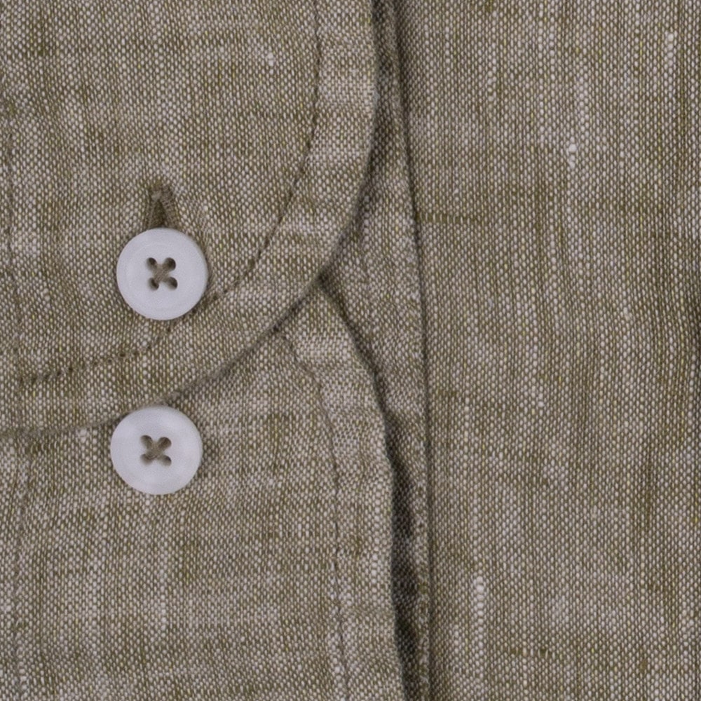 Daniel Hecter Πράσινο Πουκάμισο 100% linen - 60289 131600