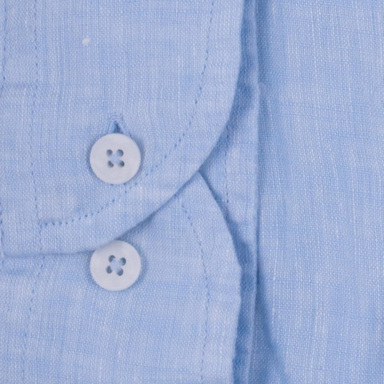 Daniel Hecter Γαλάζιο Πουκάμισο 100% linen - 60289 131600