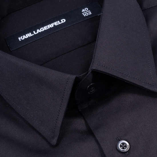 Karl Lagerfeld Μαύρο Πουκάμισο - 605038 551602