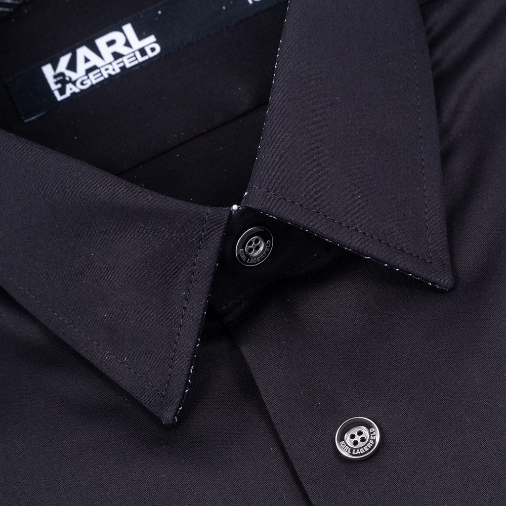 Karl Lagerfeld Μαύρο Πουκάμισο - 605100 544685
