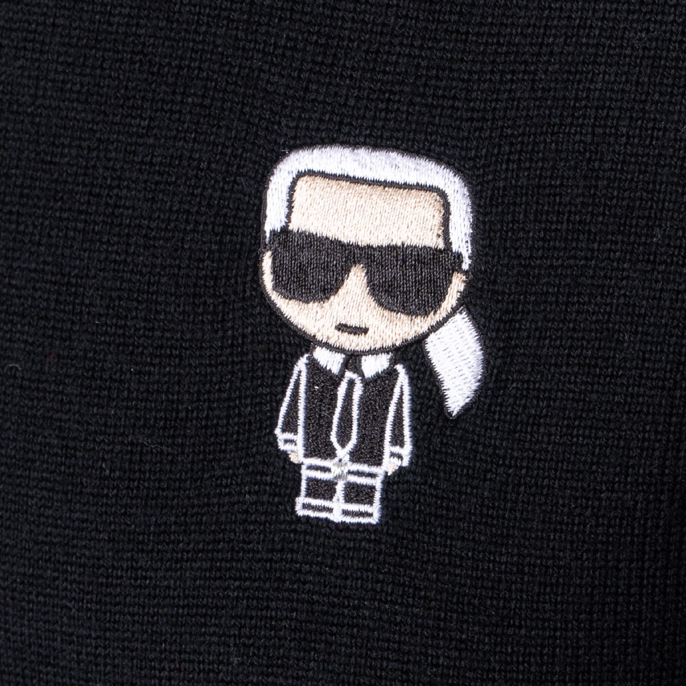 Karl Lagerfeld Μαύρο Ζιβάγκο 100% Wool - 655014 524399