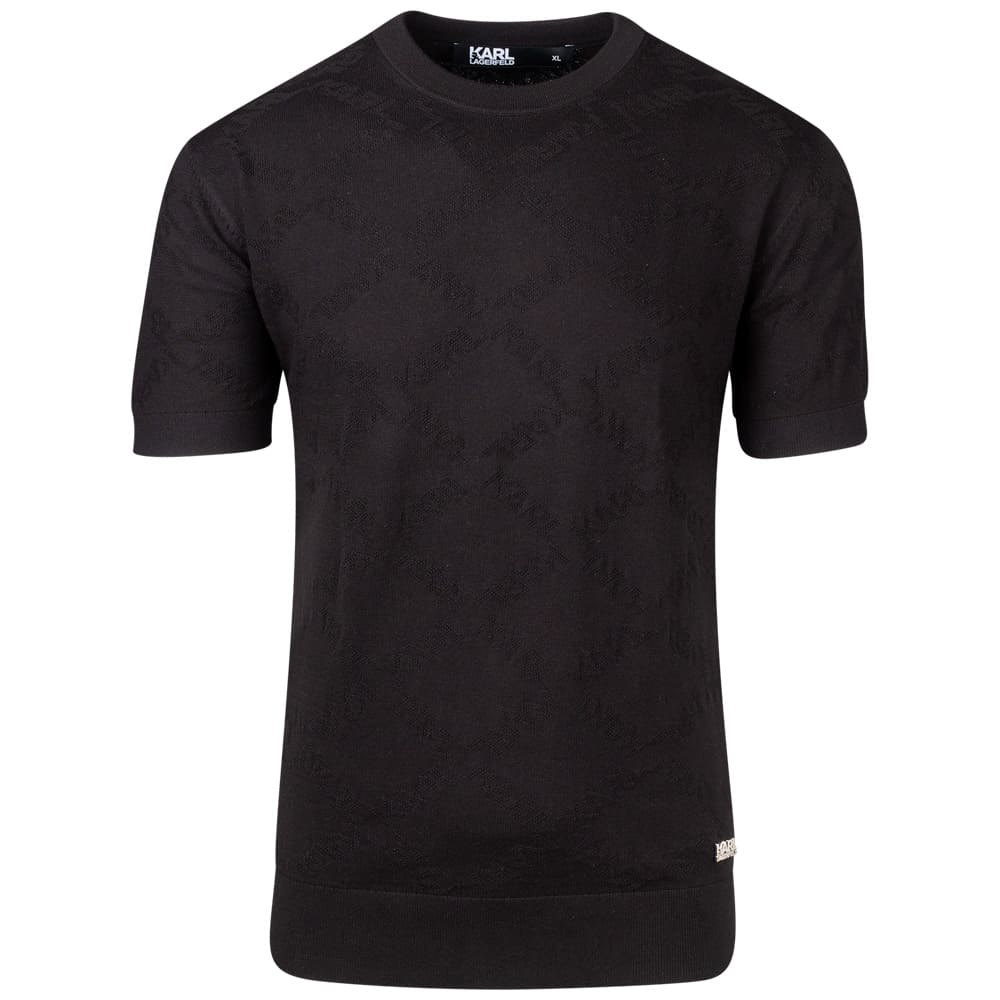 Karl Lagerfeld Μαύρο T-Shirt C Neck - 655037 542306