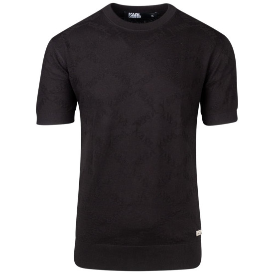 Karl Lagerfeld Μαύρο T-Shirt C Neck - 655037 542306