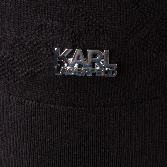 Karl Lagerfeld Μαύρο T-Shirt C Neck - 655037 542306