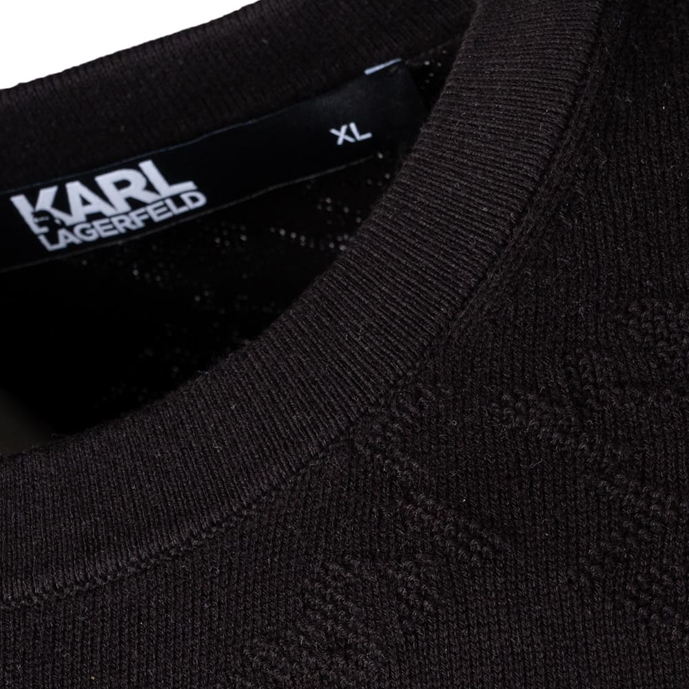 Karl Lagerfeld Μαύρο T-Shirt C Neck - 655037 542306