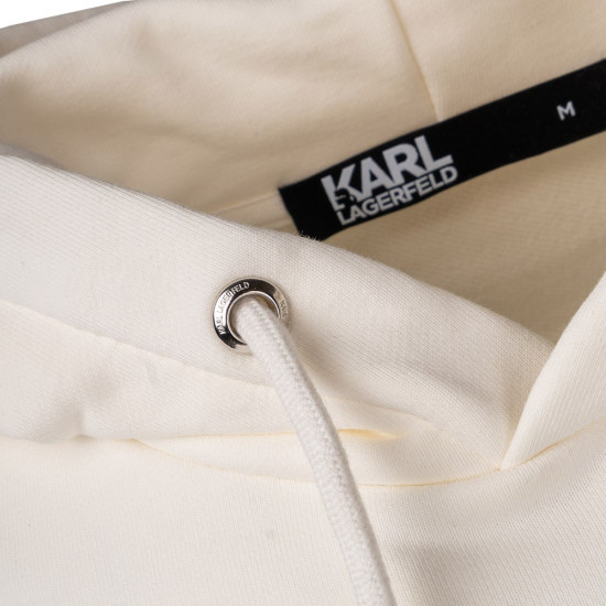 Karl Lagerfeld Εκρού Hoodie - 705007 534910