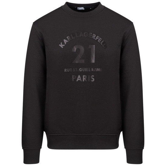 Karl Lagerfeld Μαύρο Φούτερ C Neck - 705007 544910