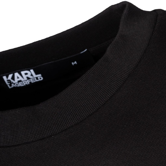 Karl Lagerfeld Μαύρο Φούτερ C Neck - 705007 544910
