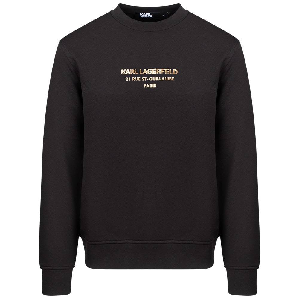 Karl Lagerfeld Μαύρο Φούτερ C Neck - 705030 544910