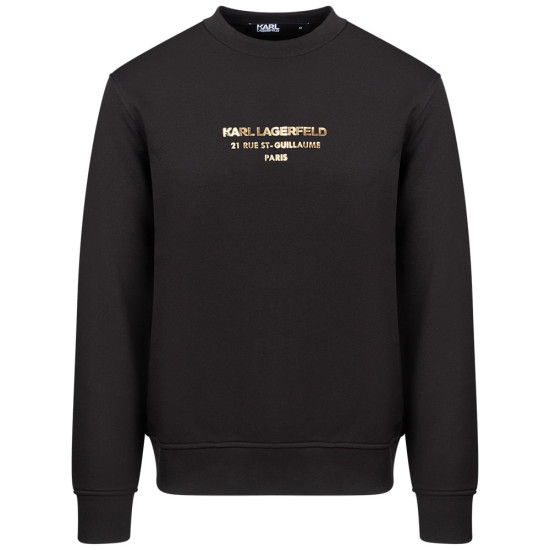 Karl Lagerfeld Μαύρο Φούτερ C Neck - 705030 544910