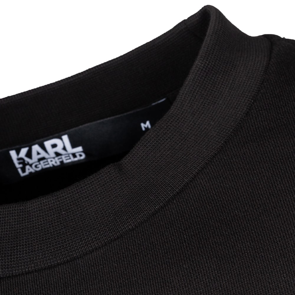 Karl Lagerfeld Μαύρο Φούτερ C Neck - 705030 544910