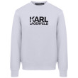 Karl Lagerfeld Λευκό Φούτερ C Neck - 705091 554917