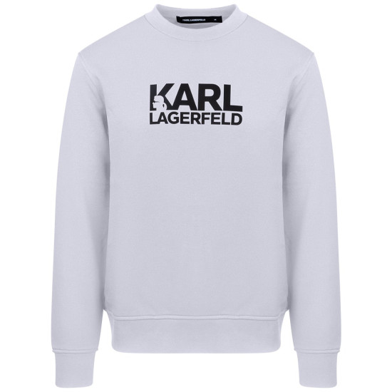 Karl Lagerfeld Λευκό Φούτερ C Neck - 705091 554917