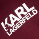 Karl Lagerfeld Μπορντό Φούτερ C Neck - 705091 554917
