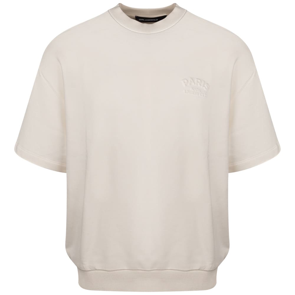 Karl Lagerfeld Εκρού T-shirt C Neck - 705109 563900