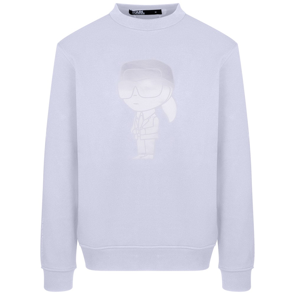 Karl Lagerfeld Λευκό Φούτερ C Neck - 705400 541900