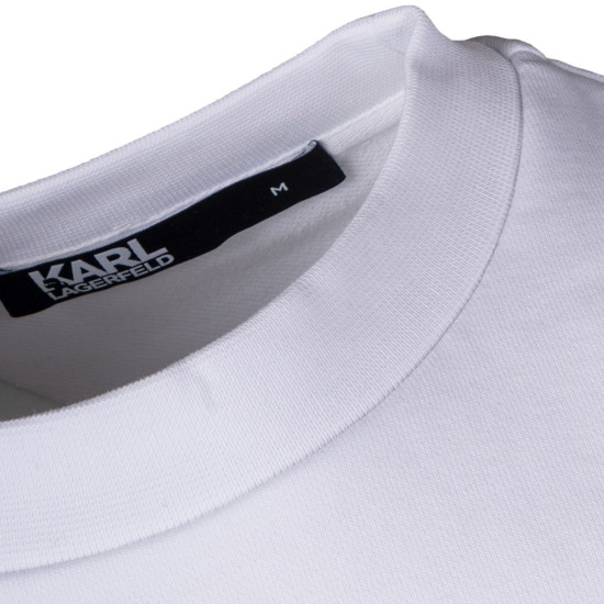 Karl Lagerfeld Λευκό Φούτερ C Neck - 705400 541900