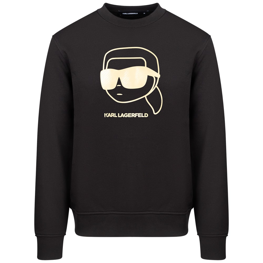 Karl Lagerfeld Μαύρο Φούτερ C Neck  - 705462 551900